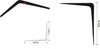 Set 2 Pz Reggimensola Supporto Staffa Triangolo Mensola Metallo 40 Cm Nero 91275 Fai da te/Ferramenta/Staffe e supporti per mensole Trade Shop italia - Napoli, Commerciovirtuoso.it