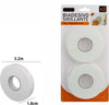 Set-2-Pz-Rotolo-Nastro-Biadesivo-Sigillante-Bianco-1.8-Cm-X-3.2-Mt-Sigilla-69829