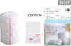 Set-2-Pz-Sacchetto-Lavaggio-A-Rete-Con-Cerniera-Biancheria-Tondo-22x33cm-58137