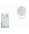 Set 2 Pz Sollevatore Per Coperchio Wc Copriwater Adesivo Ad Anello Bianco 87628