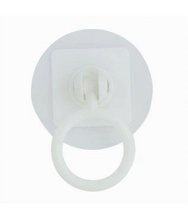 Set 2 Pz Sollevatore Per Coperchio Wc Copriwater Adesivo Ad Anello Bianco 87628