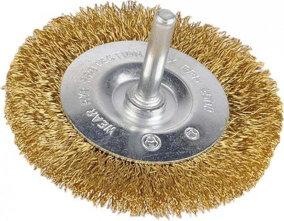 SET 2 PZ. SPAZZOLE IN ACCIAIO 3'' 75MM PUNTE PER TRAPANO DA SMERIGLIATURA SPAZZOLE CIRCOLARE FILO OTTONATO Fai da te/Utensili elettrici e a mano/Utensili a mano/Spazzole metalliche Trade Shop italia - Napoli, Commerciovirtuoso.it