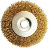 Set-2-Pz.-Spazzole-In-Acciaio-4''-Punte-Per-Trapano-Da-Smerigliatura-Spazzole-Circolare-Filo-Ottonato