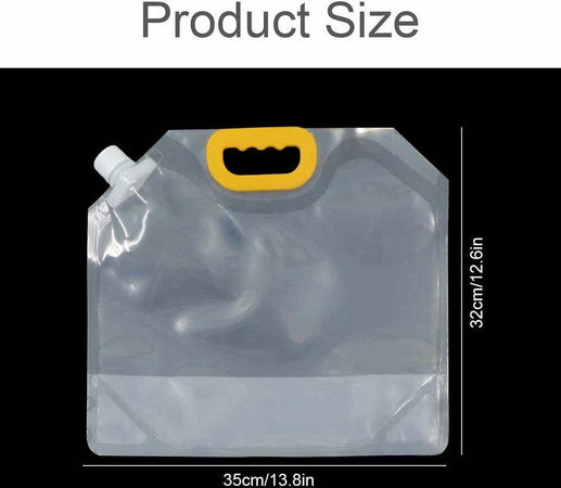 Set 2 Pz Taniche Pieghevoli Portatili Acqua Potabile 5l Borsa Contenitori Viaggi Casa e cucina/Stoviglie/Bicchieri e cristalli/Brocche carraffe e decanter/Brocche e caraffe Trade Shop italia - Napoli, Commerciovirtuoso.it