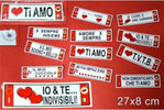 Set 2 Pz Targa Targhetta Adesiva Idea Regalo San Valentino Mod. Assortiti 27x8cm Casa e cucina/Hobby creativi/Materiali per hobby creativi/Forniture per feste/Articoli per feste e compleanni per adulti/Decorazioni/Ghirlande festoni e coriandoli/Adesivi Trade Shop italia - Napoli, Commerciovirtuoso.it