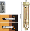 Set 2 Pz Tasselli Metallici Tassello Bulloni M8 X 60mm Accessori Minuteria 91041 Fai da te/Ferramenta/Chiodi viti ed elementi di fissaggio/Tasselli/Tasselli a T Trade Shop italia - Napoli, Commerciovirtuoso.it