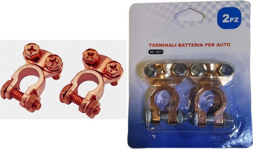 Set 2 Pz Terminale Terminali Batteria Per Auto Morsetti Clip 3.5 X 5.3cm Xc-1071 Auto e Moto > Auto > Accessori Auto Trade Shop italia - Napoli, Commerciovirtuoso.it