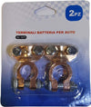 Set 2 Pz Terminale Terminali Batteria Per Auto Morsetti Clip 3.5 X 5.3cm Xc-1071 Auto e Moto > Auto > Accessori Auto Trade Shop italia - Napoli, Commerciovirtuoso.it