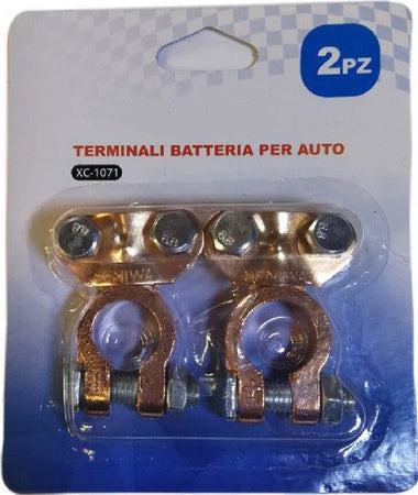 Set 2 Pz Terminale Terminali Batteria Per Auto Morsetti Clip 3.5 X 5.3cm Xc-1071 Auto e Moto > Auto > Accessori Auto Trade Shop italia - Napoli, Commerciovirtuoso.it