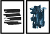 Set 2 quadri decorativi cornice MDF 2PSCTCiZ-012 Casa e cucina/Decorazioni per interni/Arte/Poster e stampe Scontolo.net - Potenza, Commerciovirtuoso.it