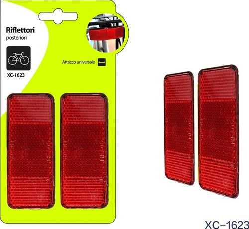 Set 2 Riflettori Catarifrangenti Posteriori Bici Con Attacco Universale Xc-1623 Sport e Tempo Libero > Ciclismo > Ricambi per Bici > Sport Trade Shop italia - Napoli, Commerciovirtuoso.it