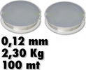 SET 2 ROTOLI LENZA 0.12MM 2.30KG 100 METRI CIASCUNO PESCA ALTISSIMA RESISTENZA Sport e tempo libero/Caccia e Pesca/Pesca/Pesca a mosca/Lenze Trade Shop italia - Napoli, Commerciovirtuoso.it
