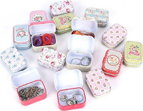 SET 2 SCATOLE IN LATTA 8x5x2CM MINI BARATTOLO SCATOLA THE TE GIOIELLI PILLOLE BOMBONIERA CONFETTI Casa e cucina/Hobby creativi/Materiali per hobby creativi/Forniture per feste/Bomboniere Trade Shop italia - Napoli, Commerciovirtuoso.it