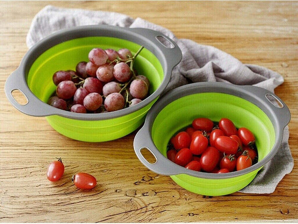 Set 2 Scolapasta Cestello In Silicone Pieghevole Ripiegabile Multiuso 17 E 22 Cm Casa e cucina/Utensili da cucina/Scolapasta Trade Shop italia - Napoli, Commerciovirtuoso.it