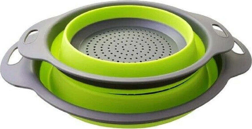 Set 2 Scolapasta Cestello In Silicone Pieghevole Ripiegabile Multiuso 17 E 22 Cm Casa e cucina/Utensili da cucina/Scolapasta Trade Shop italia - Napoli, Commerciovirtuoso.it