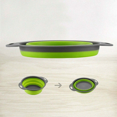 Set 2 Scolapasta Cestello In Silicone Pieghevole Ripiegabile Multiuso 17 E 22 Cm Casa e cucina/Utensili da cucina/Scolapasta Trade Shop italia - Napoli, Commerciovirtuoso.it
