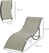 Set-2-Sdraio-da-Giardino-Pieghevoli,-Lettino-Prendisole-in-Alluminio-e-Textilene,-61x165x63cm-84B-540CF