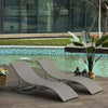 Set-2-Sdraio-da-Giardino-Pieghevoli,-Lettino-Prendisole-in-Alluminio-e-Textilene,-61x165x63cm-84B-540GY