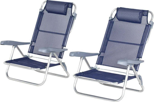 Set-2-Sedie-da-Pesca-Pieghevoli-e-Reclinabili-su-6-Livelli-con-Poggiatesta-Imbottito,-62x65x80-cm-A20-380V00DB
