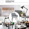 Set-2-Sedie-da-Pranzo-Imbottite-con-Rivestimento-e-Schienale,-in-Lino-e-Gambe-in-Ferro,-Stile-Scandinavo,-59.5x56.5x81-cm,-Grigio-DR4835-290GYDR4