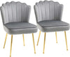 Set-2-Sedie-Moderne-e-Imbottite-per-Salotto-o-Soggiorno-con-Rivestimento-Effetto-Vellutato,-57x58x88cm,-Grigio-JU9839-168GYJU9
