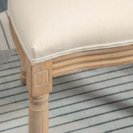 Set-2-Sedie-per-Soggiorno-in-Stile-Vintage-con-Schienale-Traforato,-in-Legno-e-Tessuto,-49x56x96cm,-Bianco-DE5835-523CWDE5