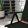 Set-2-Sedie-Pieghevoli-con-Schienale-Reclinabile-e-Poggiatesta,-in-Alluminio-e-Poliestere,-54x67x108-cm,-Nero-84G-383V00BK