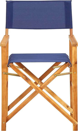 Set-2-Sedie-Pieghevoli-Seduta-e-Schienale-in-Tessuto-Blu-e-Struttura-Acacia