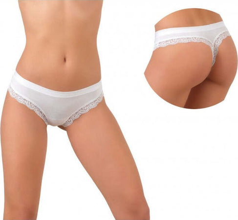 Pack 2 Slip Modello Tanga Jadea Con Bordo Merlettato Moda/Donna/Abbigliamento/Abbigliamento da notte lingerie e intimo/Lingerie & Intimo/Mutande/Bikini e Slip Trade Shop italia - Napoli, Commerciovirtuoso.it