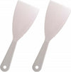 Set-2-Spatole-Triangolare-Coltello--111-Per-Pizza-50mm-Plastica-Raschietto-Paletta
