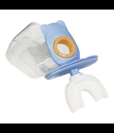 Set 2 Spazzolino Da Denti Per Bambini 2-6 Anni A Forma Di U Setole In Silicone
