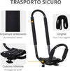 Set-2-Staffe-Porta-Kayak-con-Attacco-Universale-per-Portapacchi-Adatte-per-Canoe-e-Paddleboard,-Nero,-46x16.5x47cm-YH7A32-012YH7