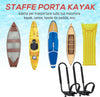 Set-2-Staffe-Porta-Kayak-con-Attacco-Universale-per-Portapacchi-Adatte-per-Canoe-e-Paddleboard,-Nero,-46x16.5x47cm-YH7A32-012YH7