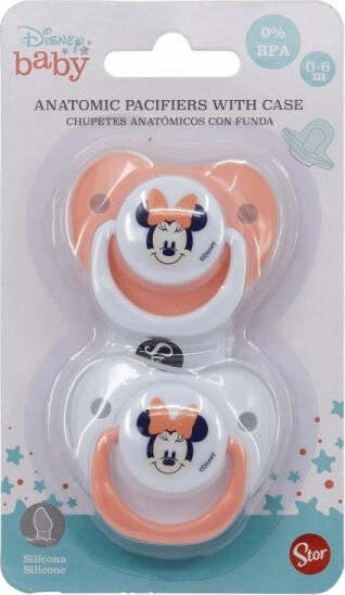 Set-2-Succhietti-Orto-Minnie-Disney-Baby-Silicone-Rosa