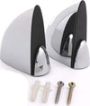 Set-2-Supporto-Per-Mensole-In-Vetro-Reggi-Mensola-Morsetto-A-Becco-Cromo-Lucido