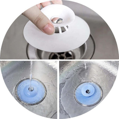 Set 2 Tappo Pop Up In Silicone 2in1 Per Lavello Lavandino Rete Cattura Capelli Fai da te/Attrezzature per cucine e bagni/Impianti per la cucina/Accessori per lavelli Trade Shop italia - Napoli, Commerciovirtuoso.it