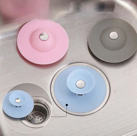 Set 2 Tappo Pop Up In Silicone 2in1 Per Lavello Lavandino Rete Cattura Capelli Fai da te/Attrezzature per cucine e bagni/Impianti per la cucina/Accessori per lavelli Trade Shop italia - Napoli, Commerciovirtuoso.it