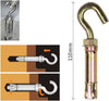 Set 2 Tasselli Metallici Con Gancio Bulloni M10x110mm Accessori Minuteria 91046 Fai da te/Ferramenta/Chiodi viti ed elementi di fissaggio/Tasselli/Tasselli a T Trade Shop italia - Napoli, Commerciovirtuoso.it