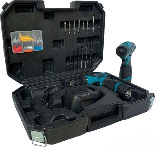 Set 2 Trapano + Avvitatore A Doppia Batteria Impulsi 18v Mls0061 Con Accessori Fai da te/Utensili elettrici e a mano/Utensili elettrici/Trapani/Trapani avvitatori Trade Shop italia - Napoli, Commerciovirtuoso.it