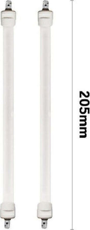 Set 2 Tubi Candela Di Ricambio Per Stufa Al Quarzo Stufe Lunghezza 205 Mm Tbq-01 Casa, arredamento e bricolage > Elettrodomestici > Stufe Trade Shop italia - Napoli, Commerciovirtuoso.it