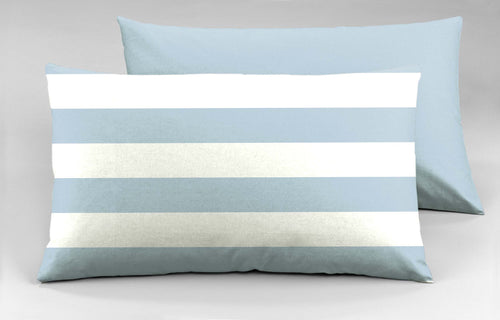 Set 2 X Federe Da Letto Bifaccia Doubleface Stampa Digitale 100% Cotone Made in Italy Federe 50x80 Cm Riga Maxi Colore Celeste Casa e cucina/Tessili per la casa/Biancheria da letto/Lenzuola e federe/Federe Novilunio - Sesto San Giovanni, Commerciovirtuoso.it