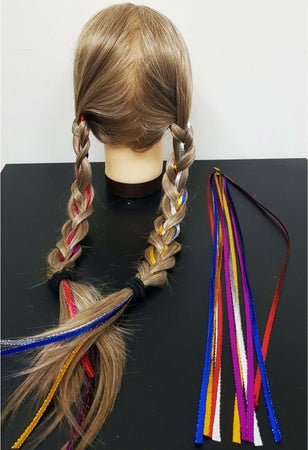 SET 20 FILI COLORATI FASCIA EXTENSION LUNGA 95CM CODA CODINI TRECCE FERMACAPELLI Bellezza/Cura dei capelli/Accessori styling capelli/Extension parrucche e accessori/Posticci Trade Shop italia - Napoli, Commerciovirtuoso.it