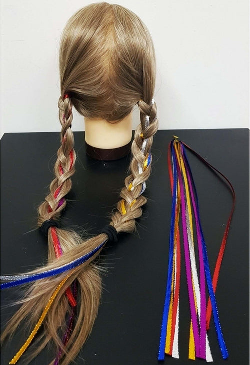 SET 20 FILI COLORATI FASCIA EXTENSION LUNGA 95CM CODA CODINI TRECCE FERMACAPELLI Bellezza/Cura dei capelli/Accessori styling capelli/Extension parrucche e accessori/Posticci Trade Shop italia - Napoli, Commerciovirtuoso.it