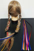 SET 20 FILI COLORATI FASCIA EXTENSION LUNGA 95CM CODA CODINI TRECCE FERMACAPELLI Bellezza/Cura dei capelli/Accessori styling capelli/Extension parrucche e accessori/Posticci Trade Shop italia - Napoli, Commerciovirtuoso.it