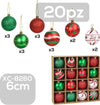 Set 20 Palline Natalizie Decorazioni 6 Cm Addobbi Per Albero Di Natale Xc-8260 Casa, arredamento e bricolage > Prodotti per Feste > Prodotti Natalizi Trade Shop italia - Napoli, Commerciovirtuoso.it