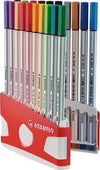 Set 20 Pennarelli Stabilo Pen 68 Brush Colori Assortiti Cancelleria e prodotti per ufficio/Penne matite scrittura e correzione/Marcatori ed evidenziatori/Pennarelli per disegno Cartoleria Deja Vu - Crotone, Commerciovirtuoso.it
