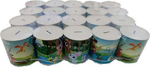 Set 20 Pezzi Salvadanai In Latta Porta Monete Banconote Soldi 11.5 X 12cm 560019 Casa e cucina/Decorazioni per interni/Salvadanai decorativi Trade Shop italia - Napoli, Commerciovirtuoso.it