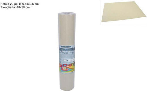 Set 20 Pezzi Tovagliette Tovaglie A Strappo Runner Tnt Rullo 30 X 40 Cm Beige Casa, arredamento e bricolage > Cucina > Accessori cucina Trade Shop italia - Napoli, Commerciovirtuoso.it