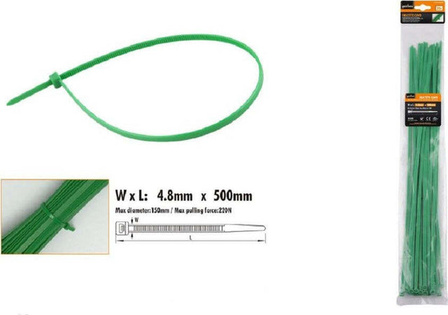 Set 20 Pz Fascette Cavi Cavo Verde Stringenti In Plastica Nylon 4.8x500mm 92401 Fai da te/Materiale elettrico/Gestione del cavo/Stringicavi Trade Shop italia - Napoli, Commerciovirtuoso.it