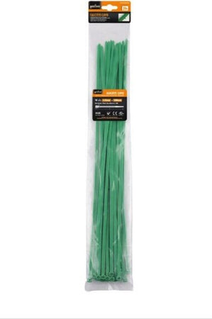 Set-20-Pz-Fascette-Cavi-Cavo-Verde-Stringenti-In-Plastica-Nylon-4.8x500mm-92401